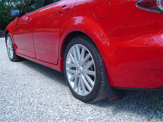 Wow.. very Luxury car!  Mazda owners modifying WRX flaps for use.