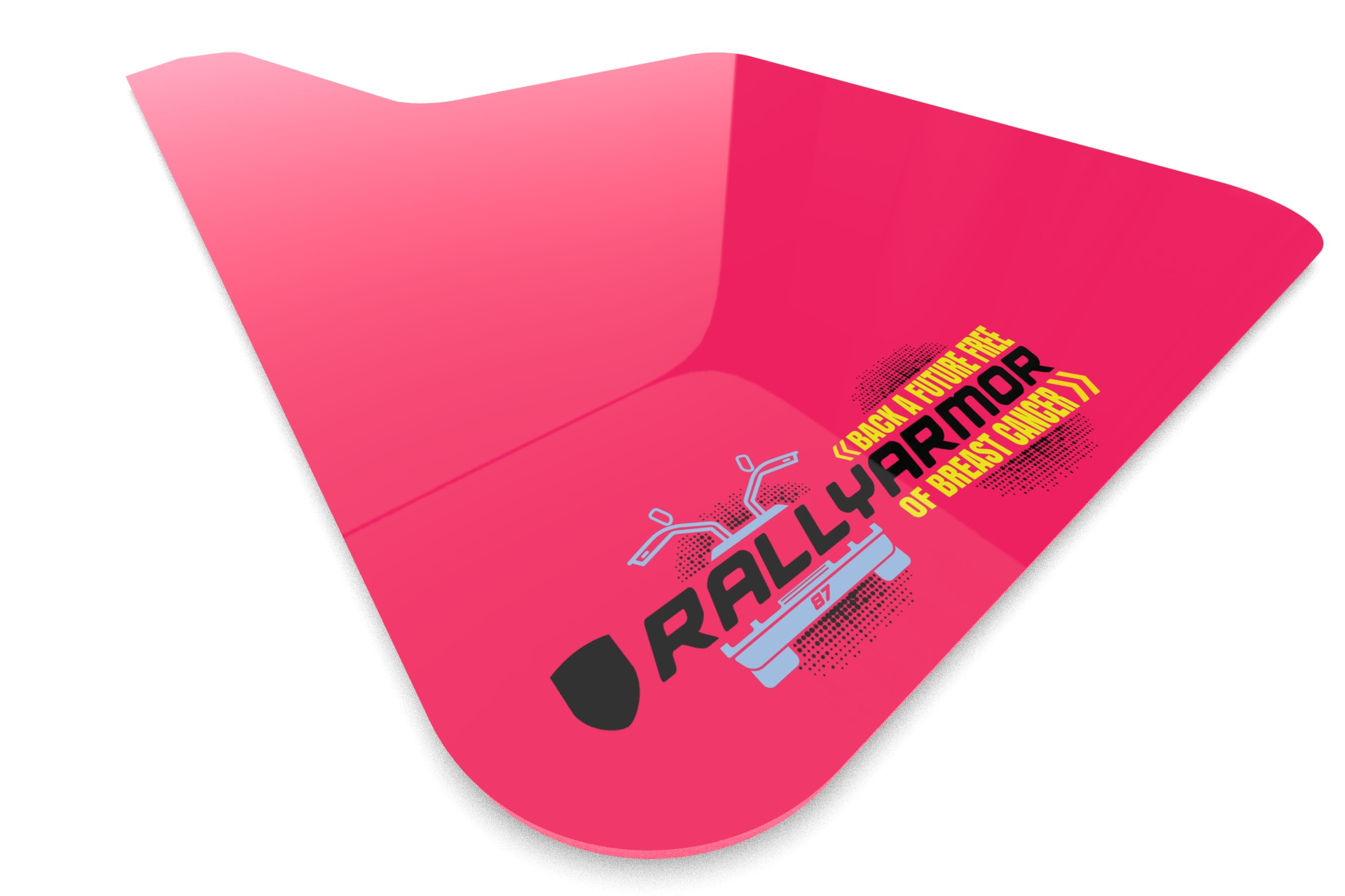 Universal Pink Mud Flap BCE Logo