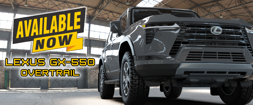 Lexus GX-550 Overtrail mud flaps Lexus GX-550 Overtrail mud flaps